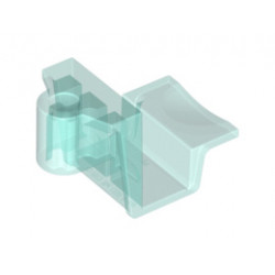 Minifigure, Utensil Seat (Chair) 4 x 2 x 2 with Axle Hole: {прозрачно светло син}