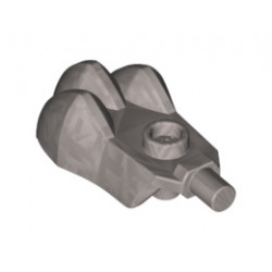 Paw with Stud on Top, Bar on Side and 3 Bar Holders on Bottom: {сребърно метален}