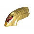 Flywheel Fairing Bird Shape with Gold Beak Fluminox Pattern (70155): {топло златист}