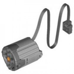 Electric, Motor 9V Power Functions XL with Dark Bluish Gray Bottom : {умерено каменно сив}