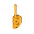 Minifigure, Utensil Radio with Extended Handle: {огнено жълто-оранжев}