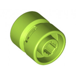 Wheel 11mm D. x 12mm, Hole Notched for Wheels Holder Pin: {ярко жълто-зелен}