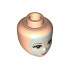 Mini Doll, Head Friends with Light Blue Eyes, Pink Lips and Light Aqua Beauty Mask Pattern: {светло нуга}