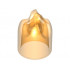 Minifigure, Headgear Head Cover, Flame Head Piece: {прозрачно ярко оранжев}