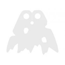 Minifigure, Cape Cloth, Holes and Tattered Edges: {бял}