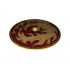 Dish 9 x 9 Inverted (Radar) with Gold Phoenix and Flames Pattern: {топло златист}