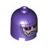 Brick, Round 2 x 2 x 1 2/3 Dome Top with Sentinel Face Pattern: {светло виолетов}