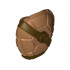 Minifigure, Turtle Shell with Stud with Dark Brown Horizontal and Diagonal Belt Pattern: {умерен нуга}