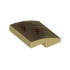 Slope, Curved 2 x 2 with Dark Tan Fur Pattern: {тухлено жълт}