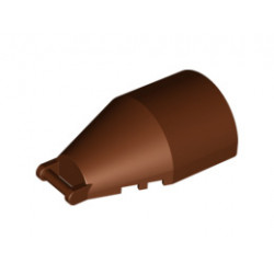 Windscreen 7 x 4 x 2 Round with Bar Handle: {червеникаво-кафяв}