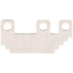 Minifigure, Skirt Cloth Stepped Edge: {бял}