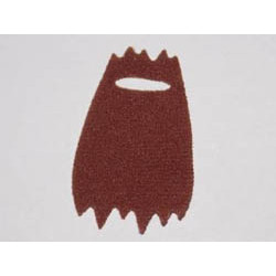 Minifigure, Cape Cloth, Tattered, Fur Effect (Hun Warrior Cape): {червеникаво-кафяв}