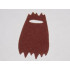 Minifigure, Cape Cloth, Tattered, Fur Effect (Hun Warrior Cape): {червеникаво-кафяв}
