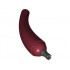 Dinosaur Tail / Neck Base Section with Black Technic Pin : {нов тъмно червен}