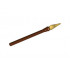 Minifigure, Weapon Pike / Spear Elaborate with Pearl Gold Tip: {червеникаво-кафяв}