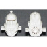 Minifigure, Headgear Helmet Underwater with Antenna and Clips: {бял}