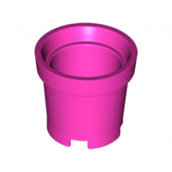 Container, Bucket without Handle Holes: {ярко пурпурен}