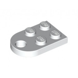 Плочка със свръзка 2X2 : {бял}