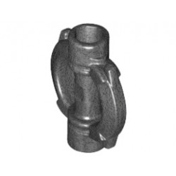 Minifigure, Weapon Lightsaber Hilt Straight with Ring: {титаниево метален}