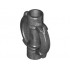 Minifigure, Weapon Lightsaber Hilt Straight with Ring: {титаниево метален}