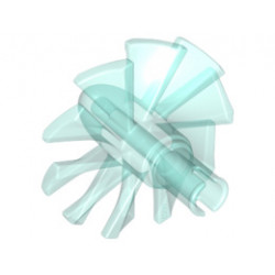 Engine, Large, Center, 10 Blades: {прозрачно светло син}