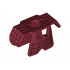 Minifigure, Armor Ninja Style with Black Clasps Pattern: {нов тъмно червен}