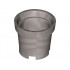 Container, Bucket without Handle Holes: {сребърно метален}