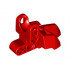 Hero Factory Foot with Three Short Claws and Ball Socket: {ярко червен}
