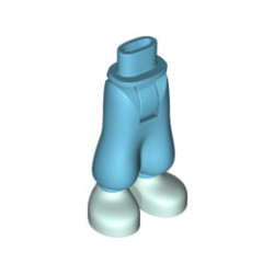 Mini Doll Friends Hips and Baggy Trousers with Light Aqua Shoes Pattern: {умерено небесносин}