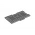 Тухличка 8X16X6,4 mm с крило: {умерено каменно сив}