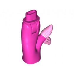 Tail, Mini Doll Friends Mermaid Hips and Tail Assembly with Bright Pink Tip Pattern: {ярко пурпурен}