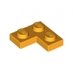 Ъглова плочка 1X2x2: {огнено жълто-оранжев}