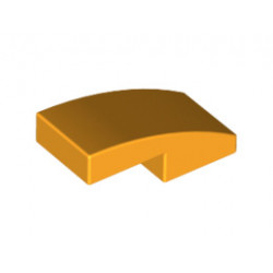 Плочка с дъга 1X2X2/3: {огнено жълто-оранжев}