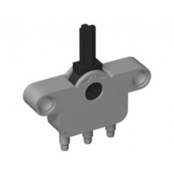 Pneumatic Switch with Pin Holes and Axle Hole: {умерено каменно сив}