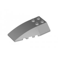 Тухличка 4X6 с дъга/ъгъл : {умерено каменно сив}