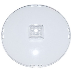 Dish 10 x 10 Inverted (Radar) - Hollow Studs: {прозрачен}