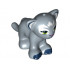 Lion / Tiger, Friends / Elves, Cub with Lime Eyes, Dark Pink Nose, Dark Blue Paws and White Face Decorations Pattern (Enki): {пясъчно син}