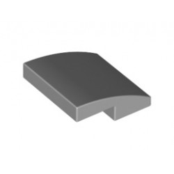 Плочка с дъга 2X2X2/3: {умерено каменно сив}