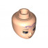 Mini Doll, Head Friends with Medium Lavender Eyes, Open Mouth Smile and Elves Tribal Pattern (Aira): {светло нуга}