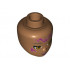 Mini Doll, Head Friends with Light Brown Eyes and Elves Tribal Pattern (Azari): {умерен нуга}