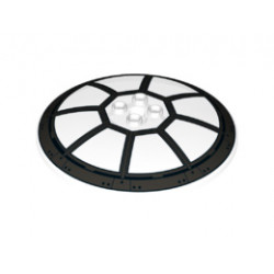 Dish 8 x 8 Inverted (Radar) with Radial TIE Fighter Cockpit Pattern: {прозрачен}