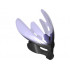 Bionicle Mask Protector with Marbled Trans-Purple Pattern (Protector Mask of Earth): {черен}