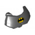 Large Figure Chest Armor Small with Batman Logo Pattern: {черен}