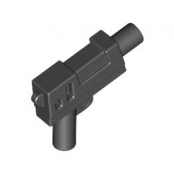 Автомат Minifigure, Weapon Gun, Pistol Automatic Medium Barrel (Indiana Jones) : {черен}