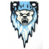 Plastic Flag 5 x 8.5 with Chima Ice Bear Tribe Pattern: {неопределен}
