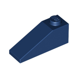 Покривна плочка 1X3/25° : {земно син}