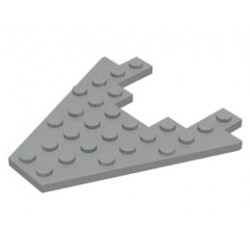 Wedge, Plate 8 x 8 with 3 x 4 Cutout: {сив}