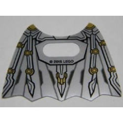 Minifigure, Wings Batman Space Collapsed with Center Opening and Black and Gold Pattern: {прозрачен}