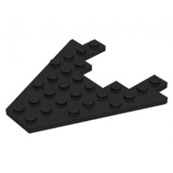 Wedge, Plate 8 x 8 with 3 x 4 Cutout: {черен}