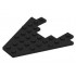 Wedge, Plate 8 x 8 with 3 x 4 Cutout: {черен}